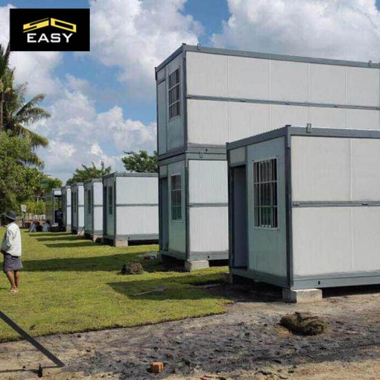20 ft steel cargo foldable container house in Thailand