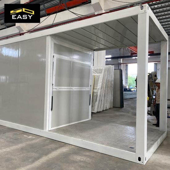 building a 20 ft inside shipping tiny container shop in Singapore