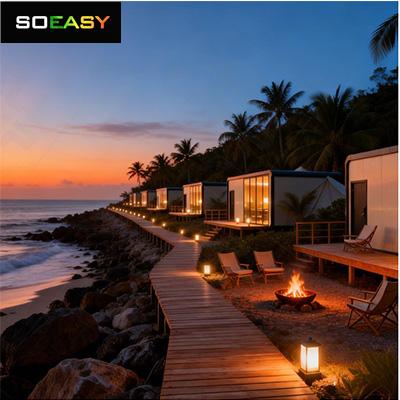 منزل أبل كابين الفاخر الجاهز المعياري لحياة المنتجعات الساحلية