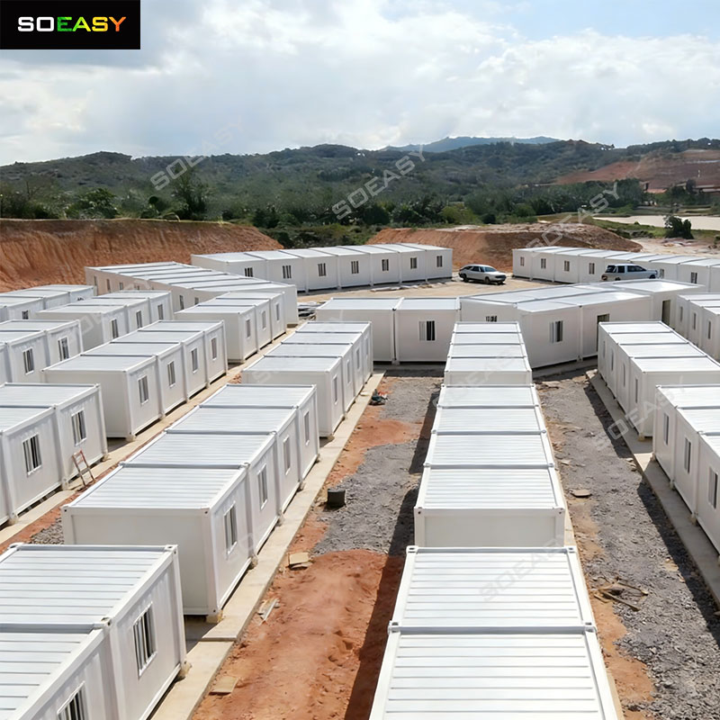 منزل حاويات قابل للفصل، سكن عمال في إندونيسيا لمخيم التعدين